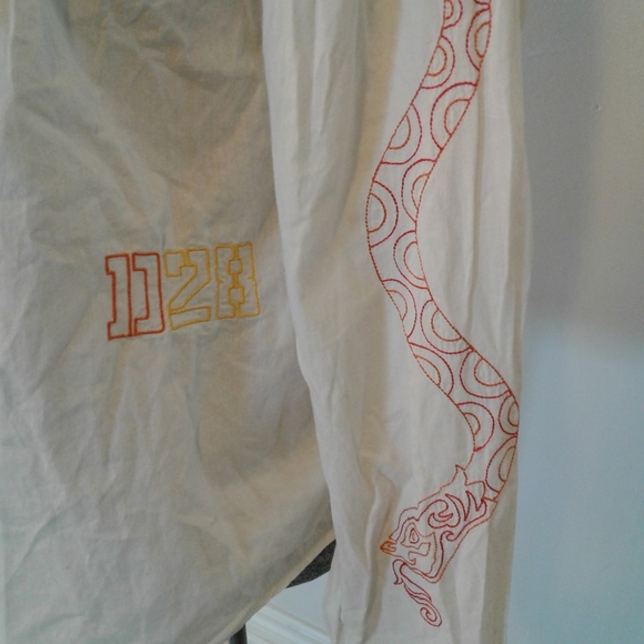 Diesel D28 Embroidered Snake Button Up Shirt sz XL parrot flamingo humming-birds - Picture 6 of 10